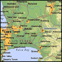 Map of Stellenbosch